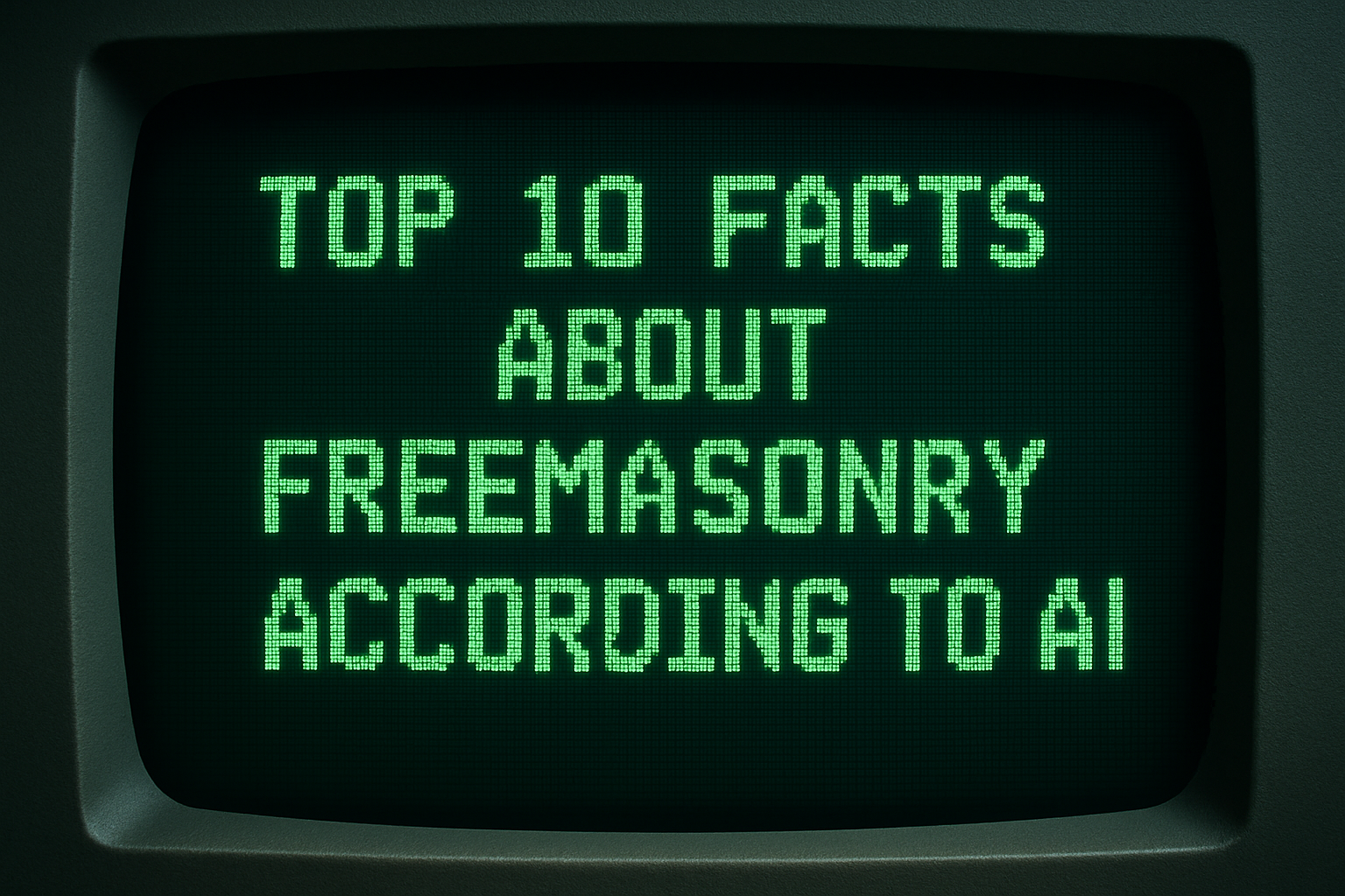 Top 10 Facts About Freemasonry According to AI