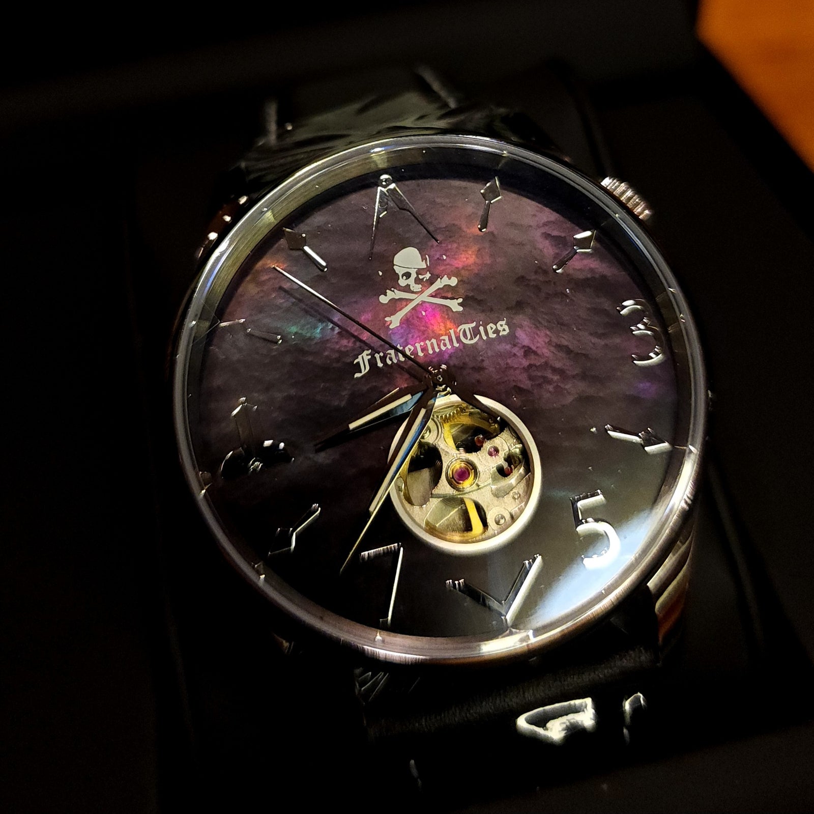 No. 39 Black Mother of Pearl 357 Automatic