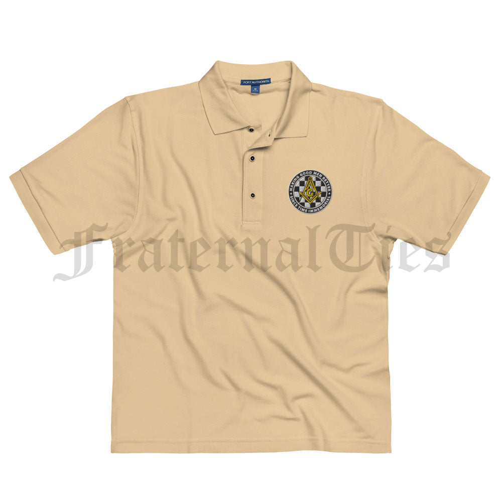 Making Good Men Better Premium Polo (Gold S&C)