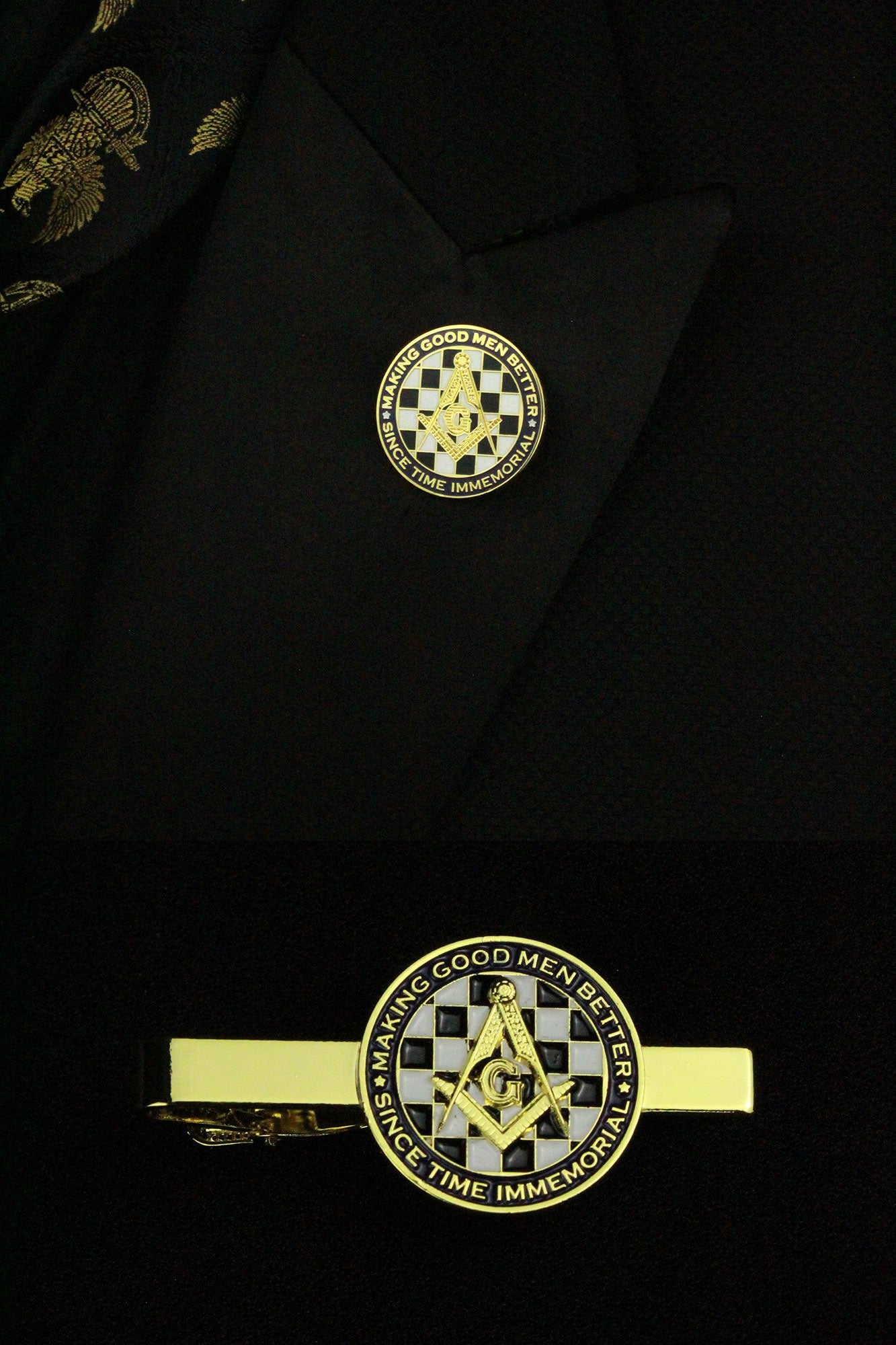 Making Good Men Better – Lapel Pin + Tie Clip Bundle