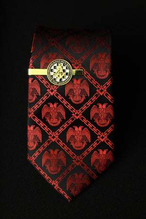 Bundle: 32nd Degree Scottish Rite Crimson Tie