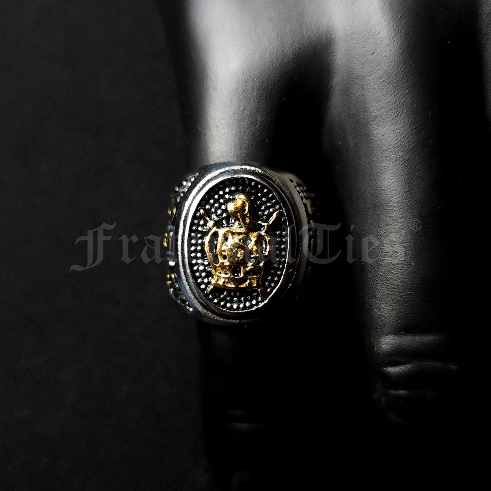 DeMolay Class Ring - 2 Tone Stainless Steel