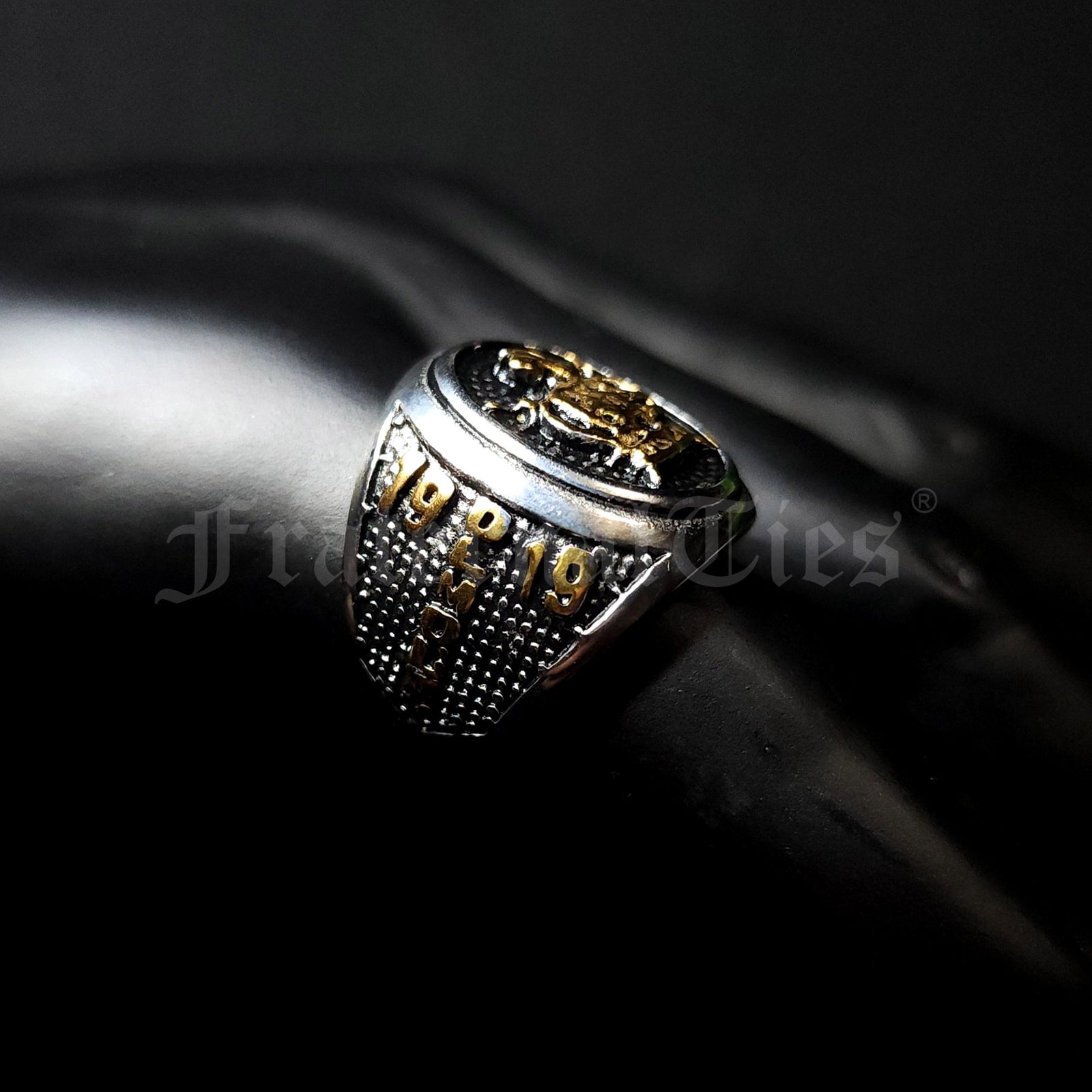 DeMolay Class Ring - 2 Tone Stainless Steel