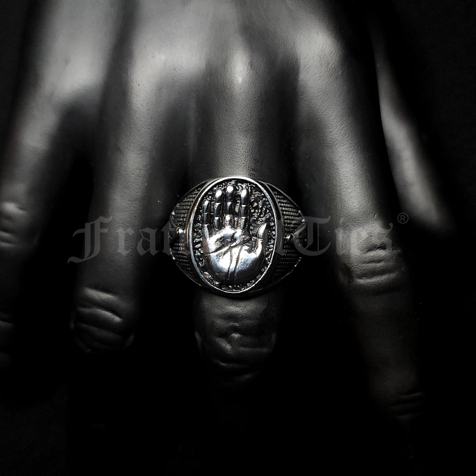 Lot of Man Biker Ring - Stainless Steel