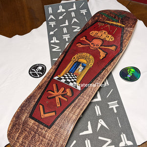Master Mason Tracing Skateboard | Retro Rocket Deck