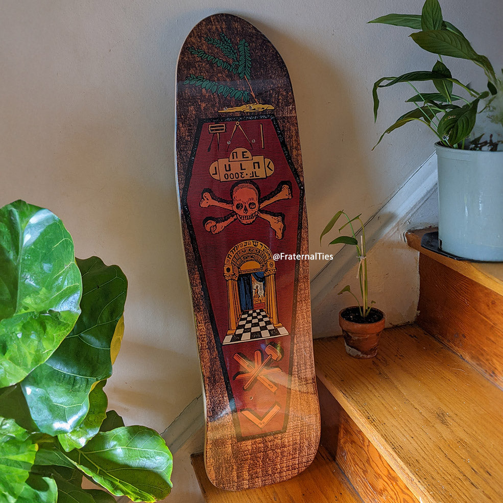 Master Mason Tracing Skateboard | Retro Rocket Deck