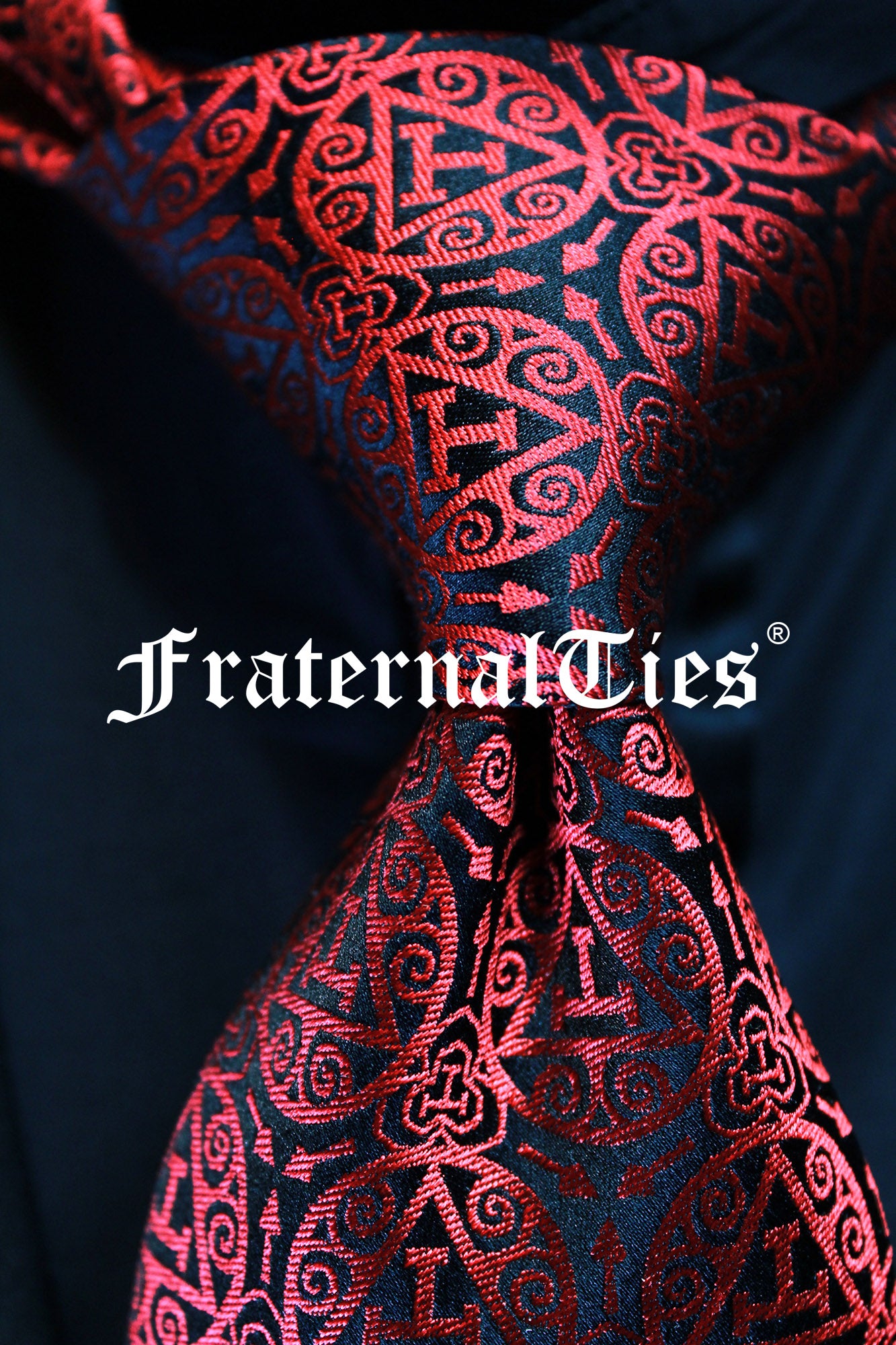 Silk Necktie | Royal Arch Masons – Crimson Edition