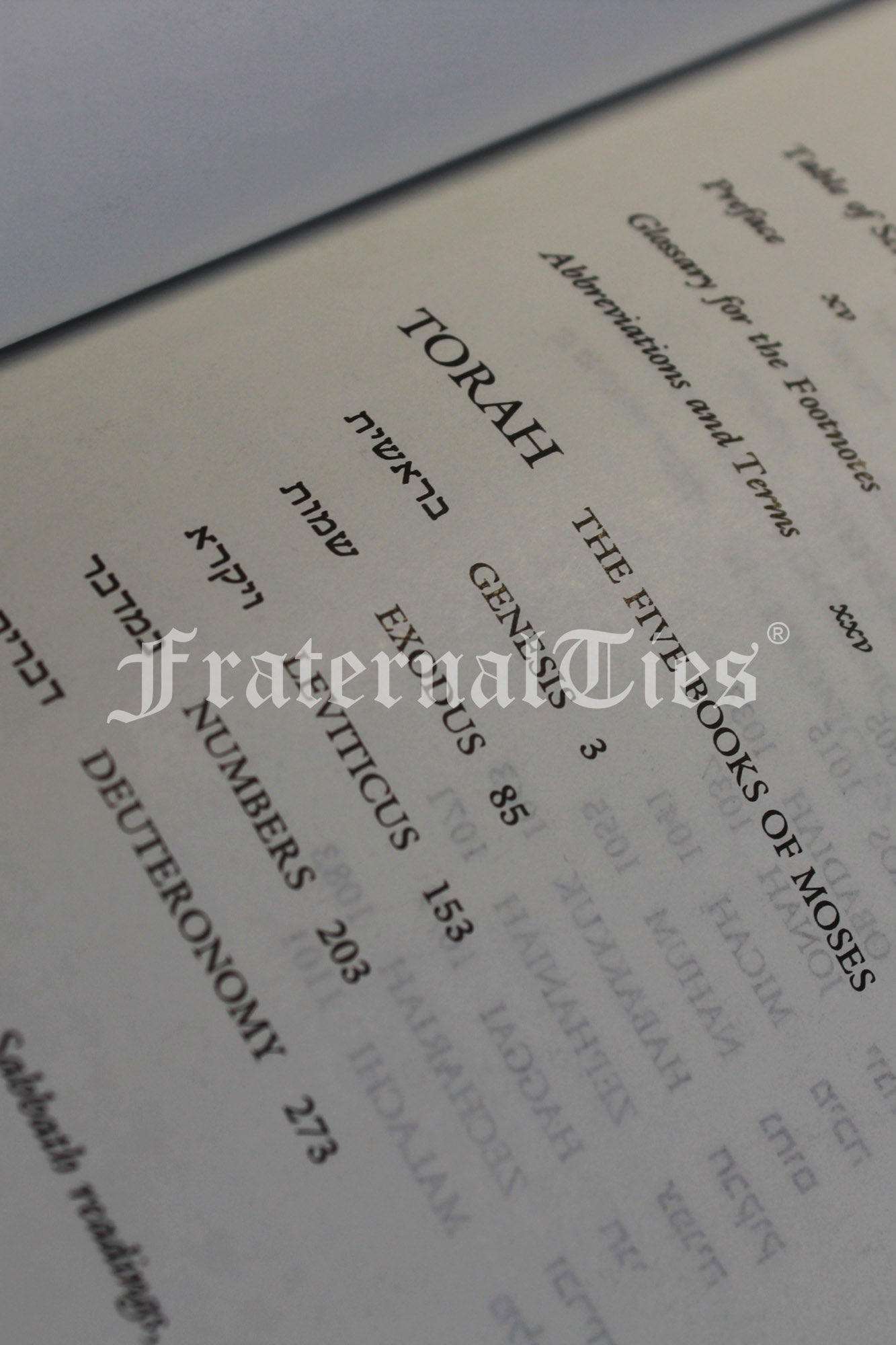 Tanakh, Plain