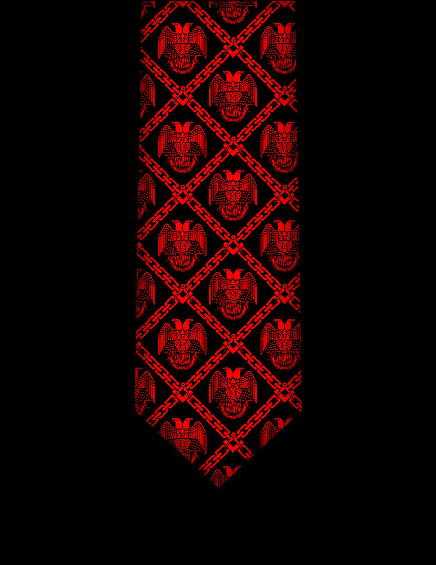 PRE-ORDER: 32° Scottish Rite Tie – Crimson Edition