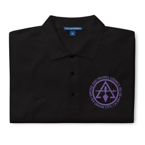 Cryptic Masons No. 1 Custom Embroidered Polo - M.C.