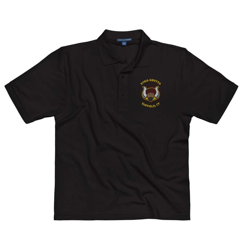 Syria Grotto Embroidered Polo