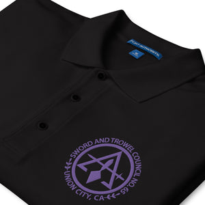 Cryptic Masons No. 1 Custom Embroidered Polo - M.C.