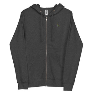 Lodge of Perfection No. 1 sueded fleece zip up hoodie