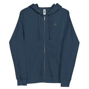 Lodge of Perfection No. 1 sueded fleece zip up hoodie