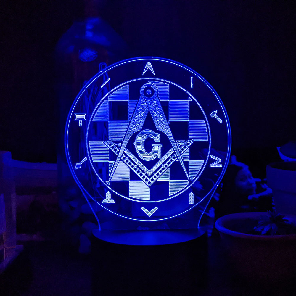 Masonic Working Tools LED Lamp - FraternalTies