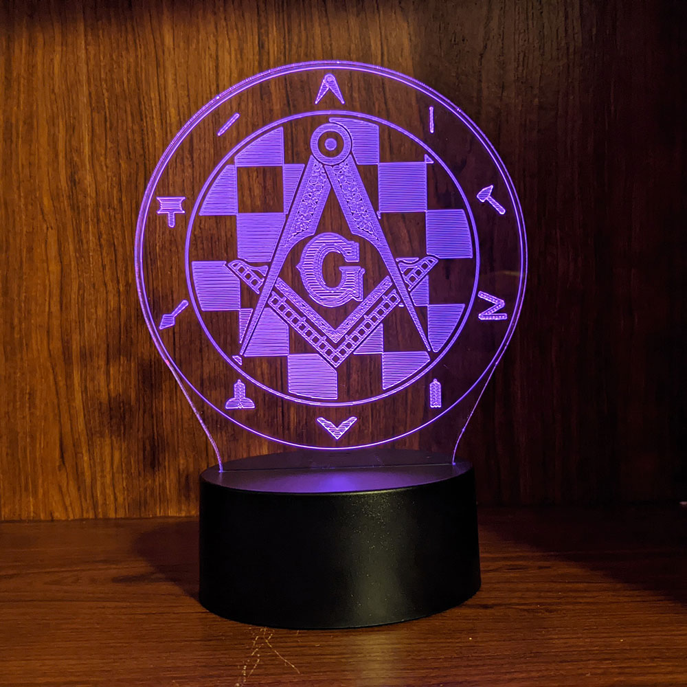Masonic Working Tools LED Lamp - FraternalTies