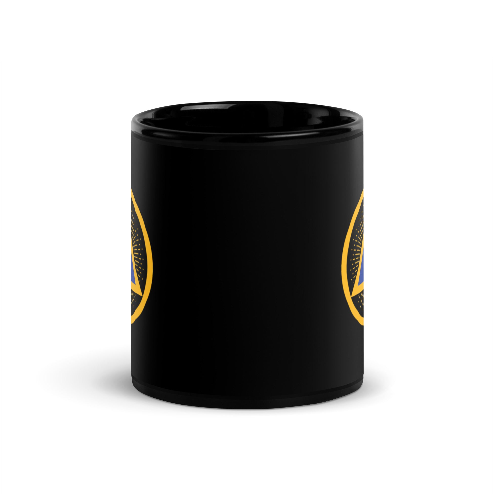 Lodge of Perfection Black Glossy Mug