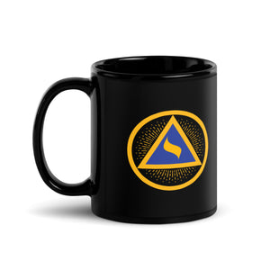 Lodge of Perfection Black Glossy Mug