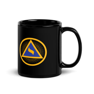 Lodge of Perfection Black Glossy Mug
