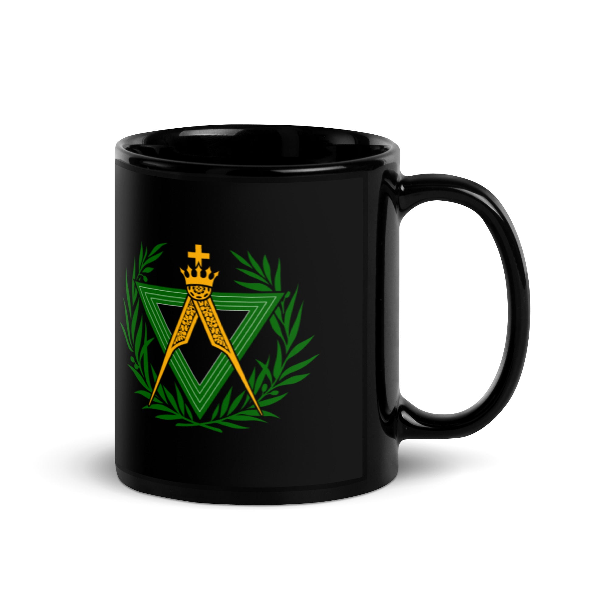 AMD No. 1 Black Glossy Mug