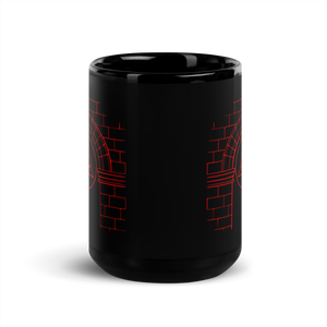 Royal Arch Mason Black Glossy Mug