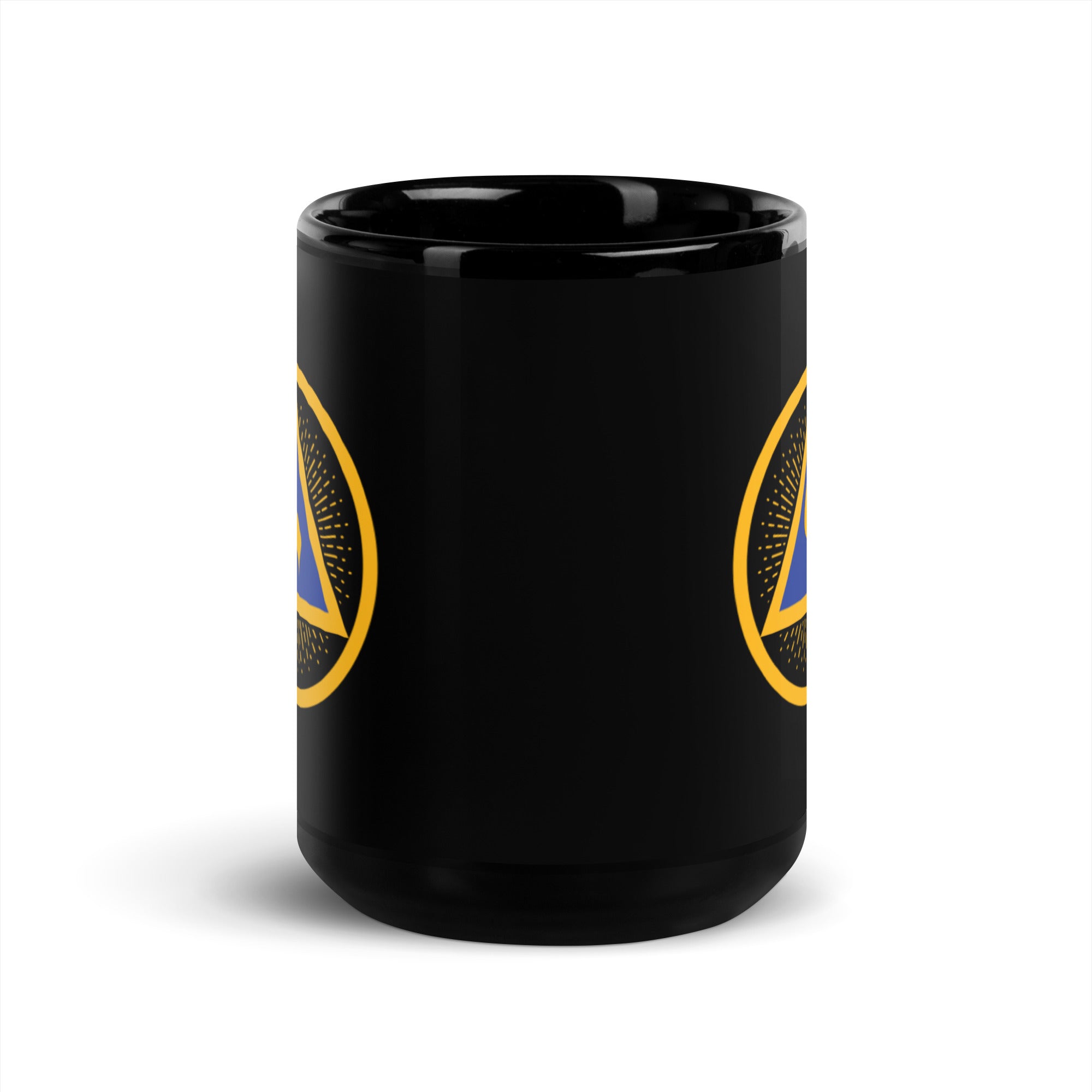 Lodge of Perfection Black Glossy Mug