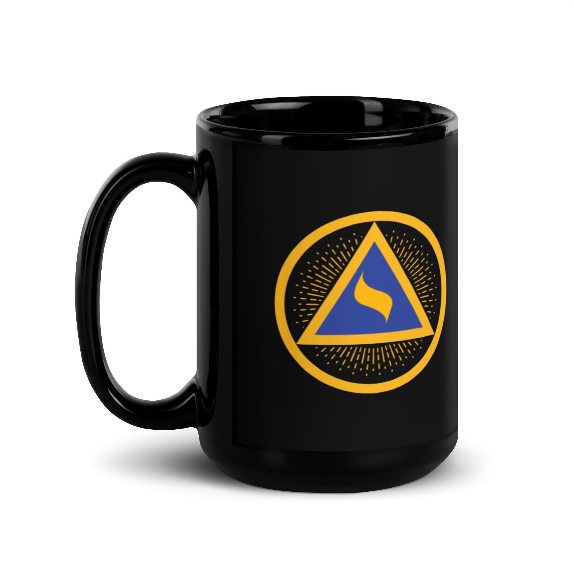 Lodge of Perfection Black Glossy Mug