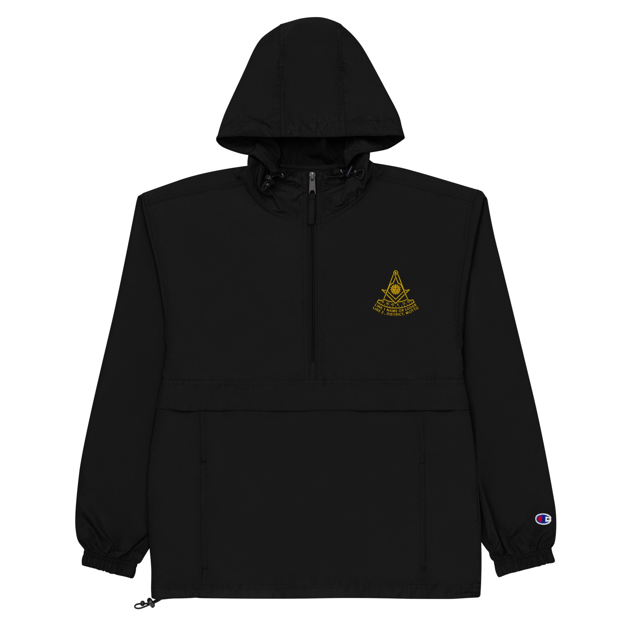 Past Master No. 1 Embroidered Champion Packable Jacket