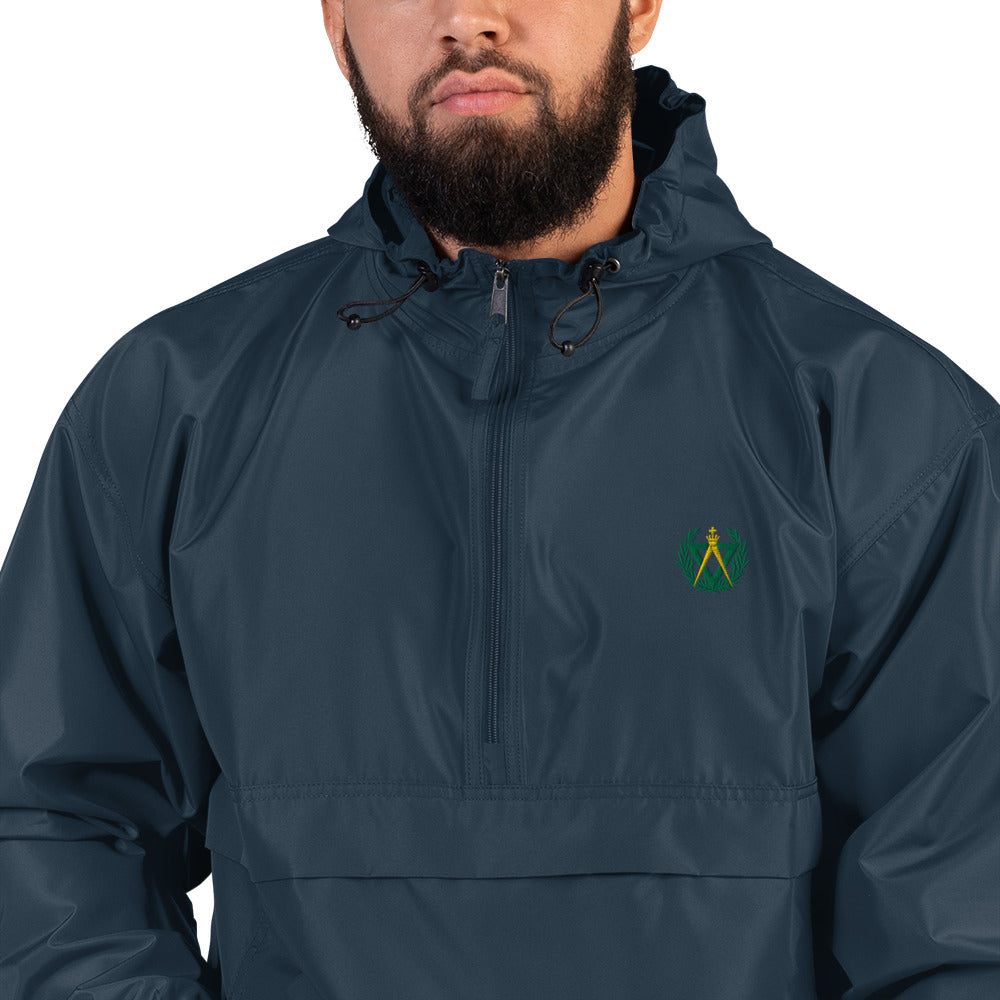 AMD No. 2 Embroidered Champion Packable Windbreaker