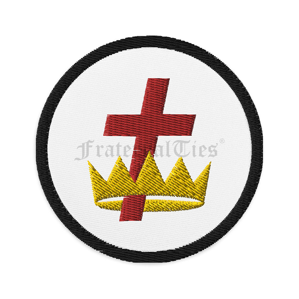 Knights Templar embroidered patch
