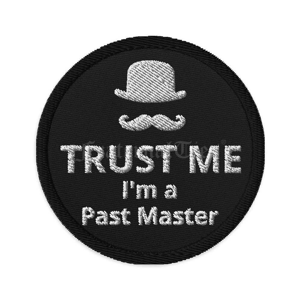 Trust Past Master embroidered patch