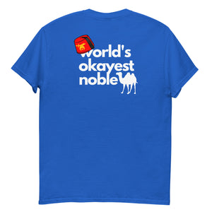 World's Okayest Noble t-shirt (dark color)