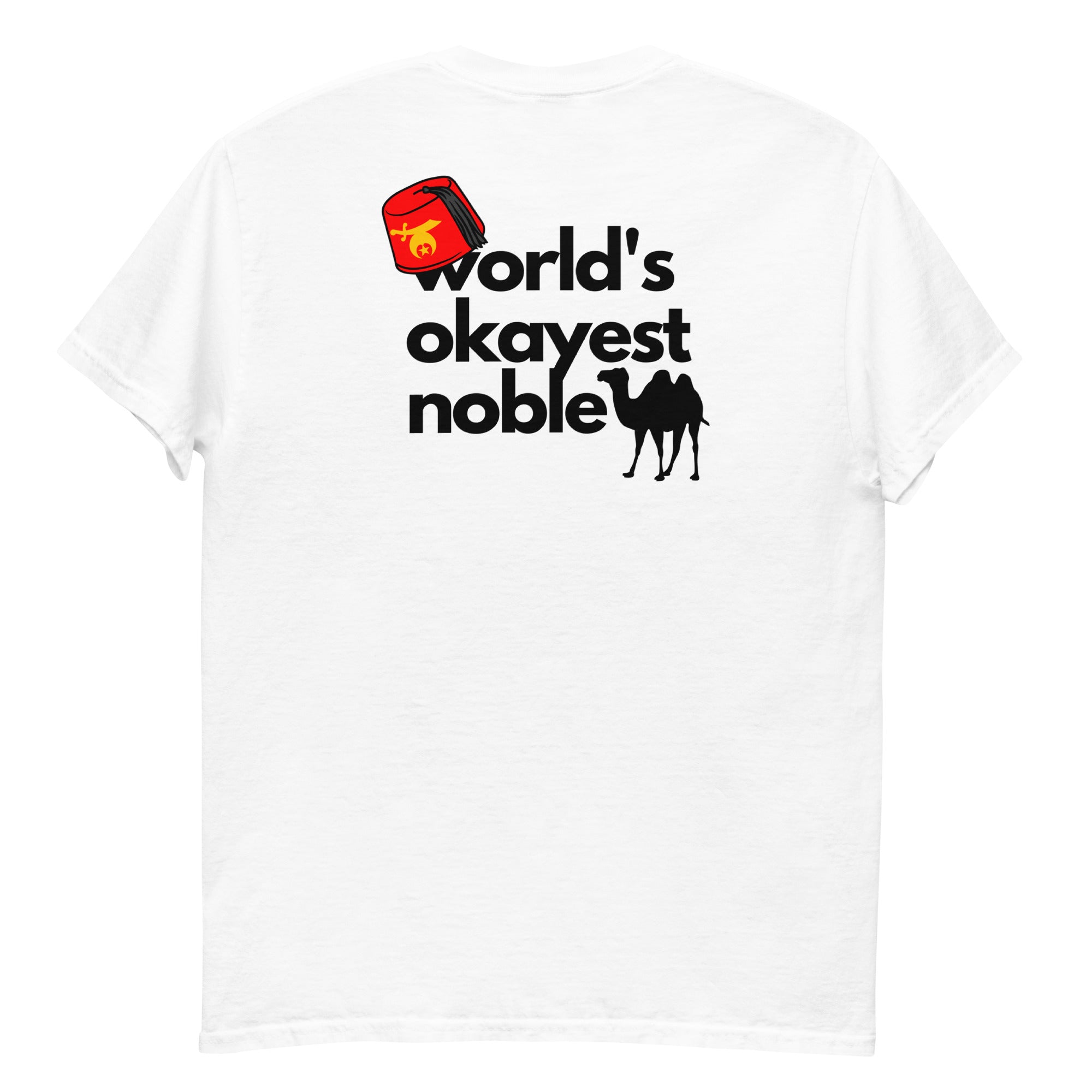World's Okayest Noble shrine t-shirt (light color)