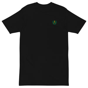 AMD No 2 Embroidered Logo premium heavyweight tee