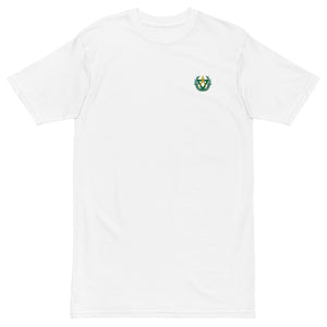 AMD No 2 Embroidered Logo premium heavyweight tee