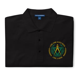 AMD No. 3 Customizable Embroidered Premium Polo