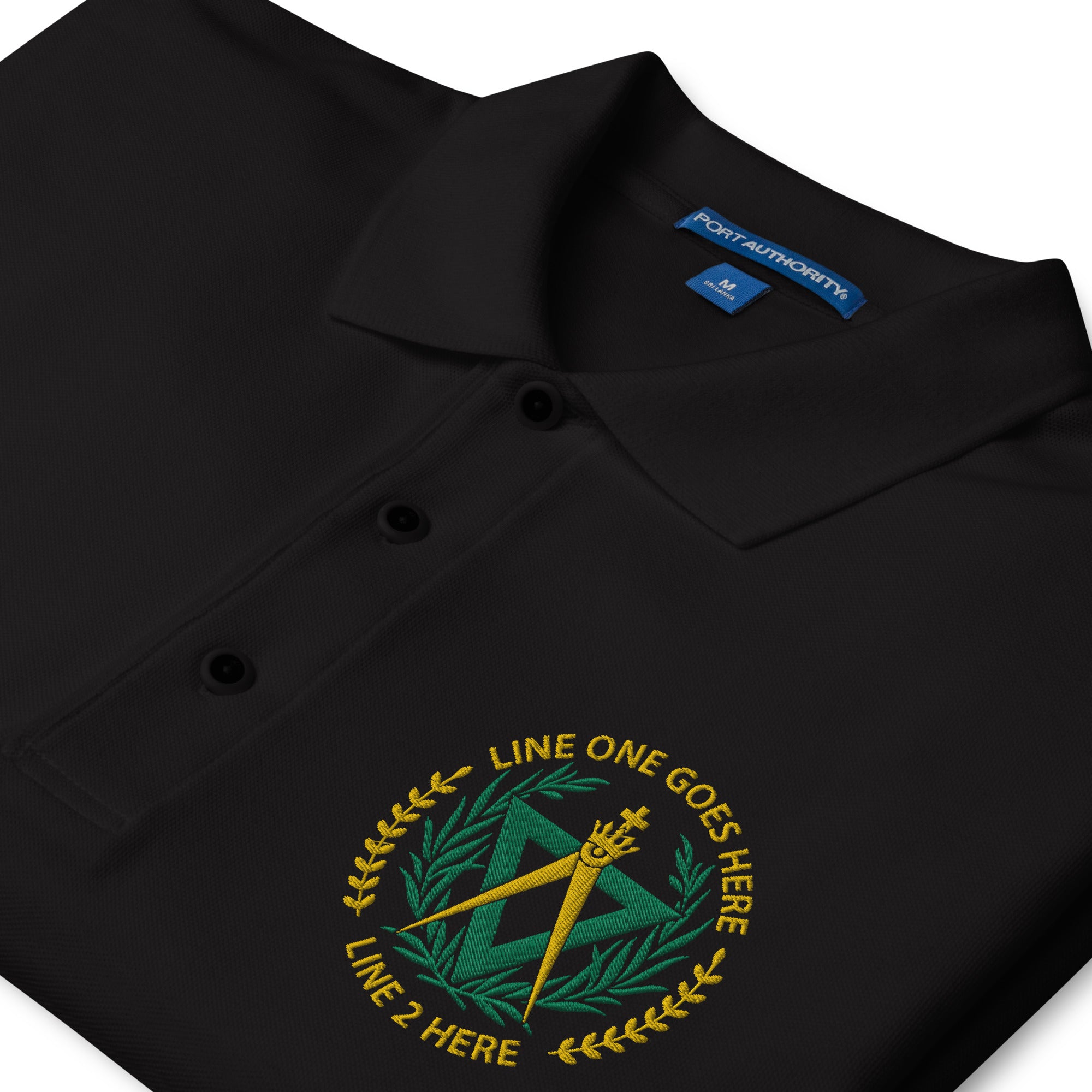 AMD No. 3 Customizable Embroidered Premium Polo