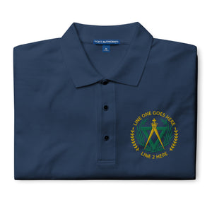 AMD No. 3 Customizable Embroidered Premium Polo