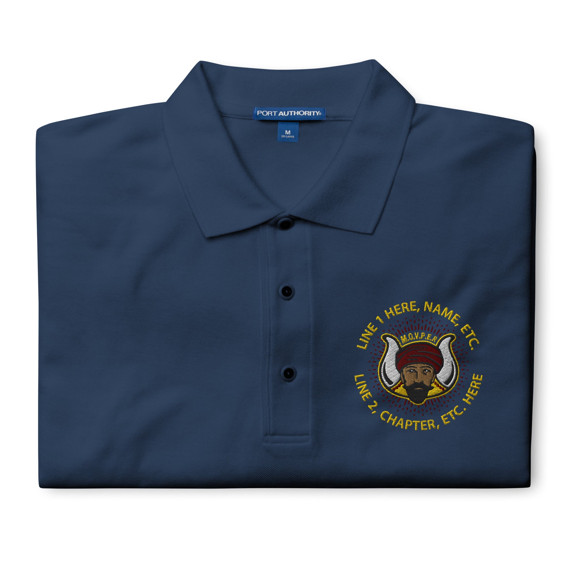 MOVPER No. 1 Embroidered Premium Polo