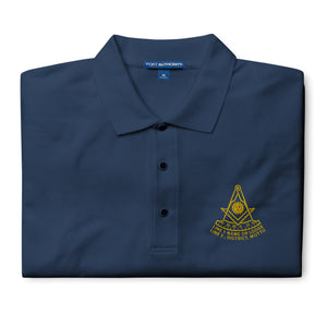 Past Master No. 1 Custom Embroidered Polo Shirt