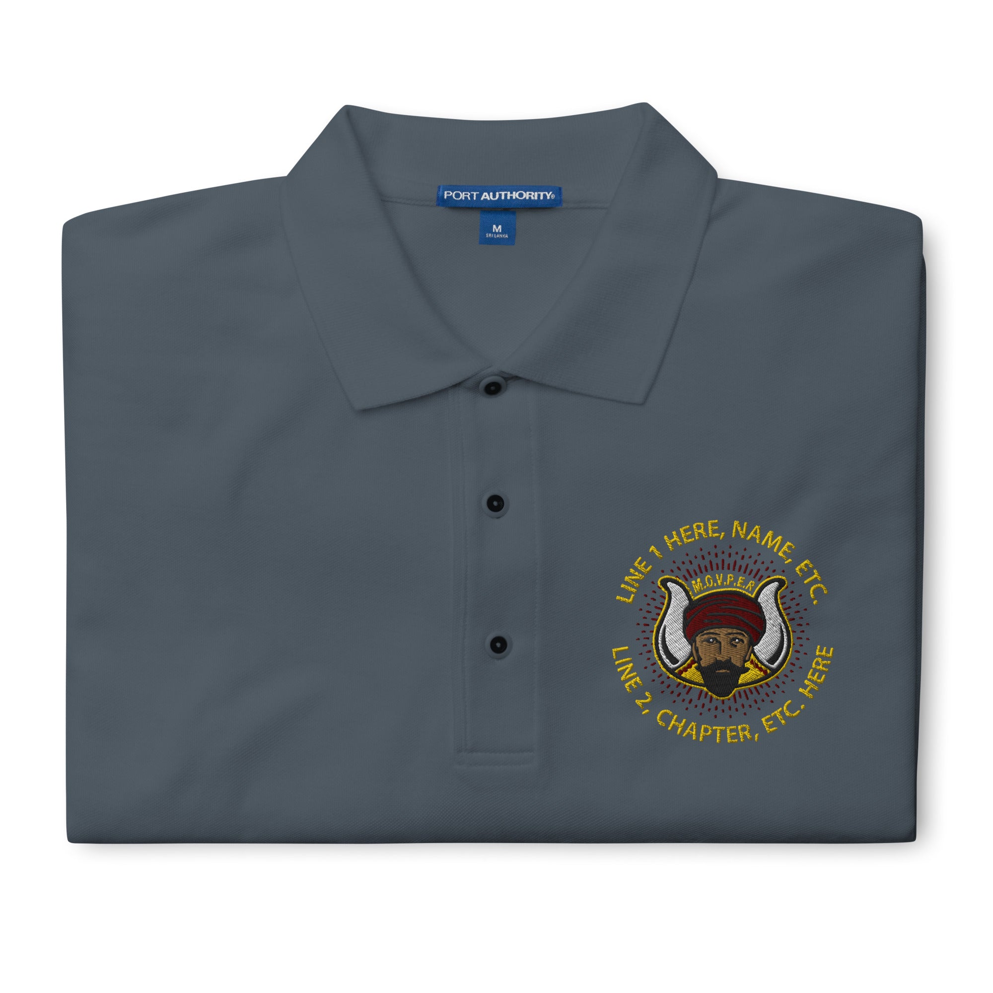 MOVPER No. 1 Embroidered Premium Polo