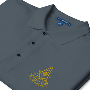 Past Master No. 1 Custom Embroidered Polo Shirt