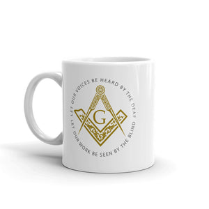 Freemasons Sacred Work Coffee Mug Ver. B - FraternalTies