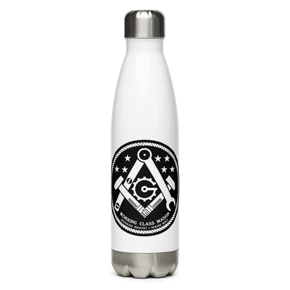 Masonic Labor Stainless Steel Water Bottle