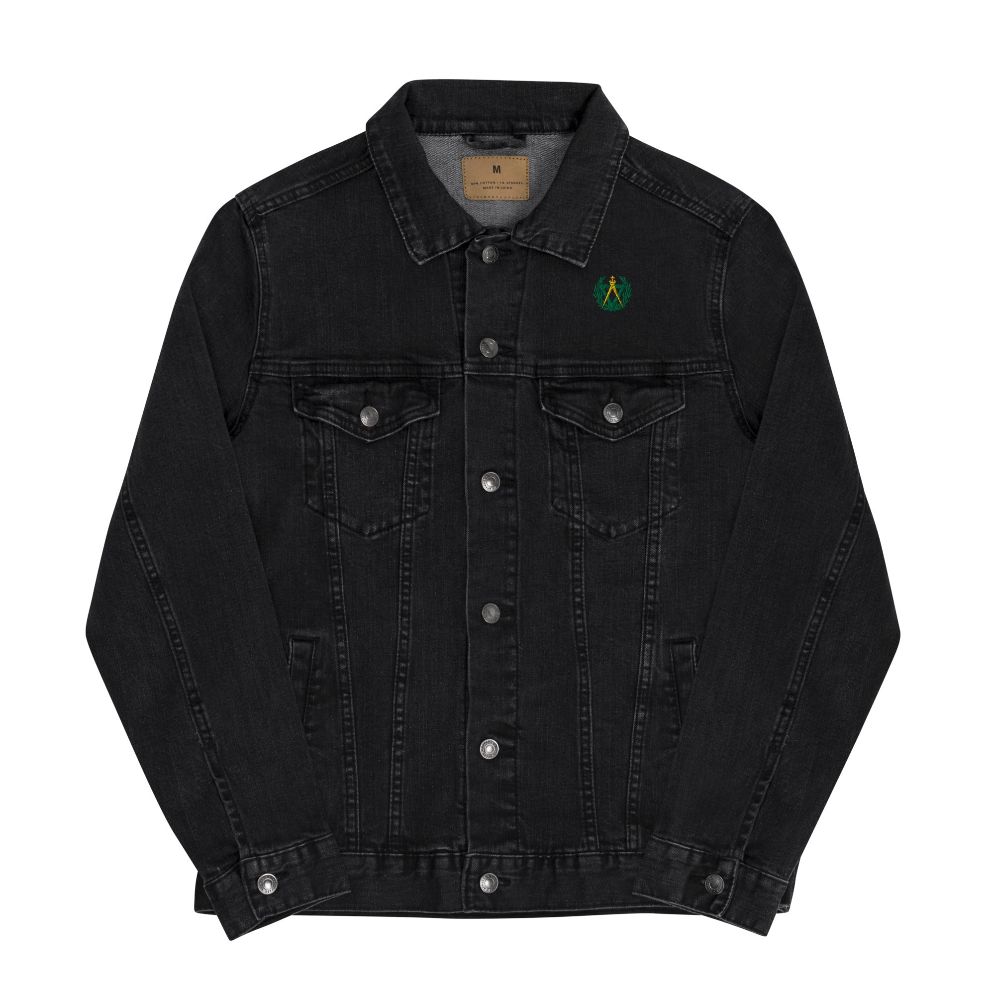 AMD No. 2 Embroidered denim jacket