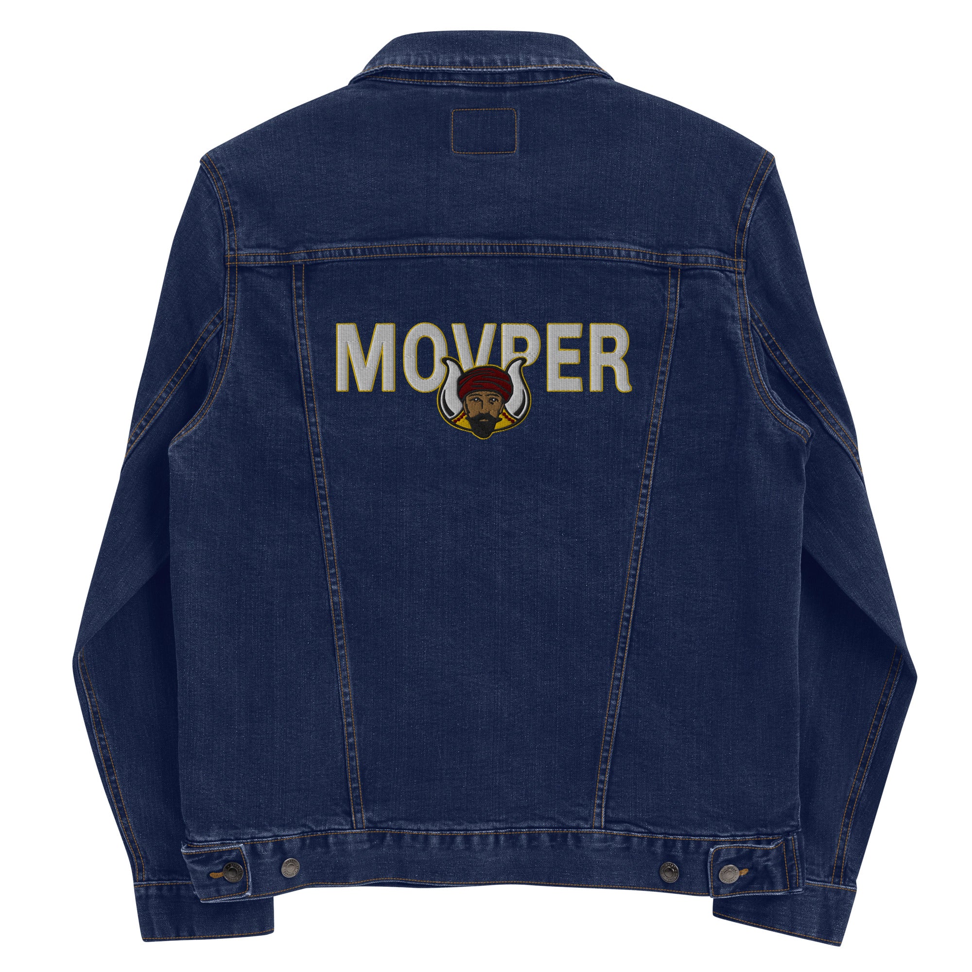 MOVPER No. 1 Custom Embroidered denim jacket