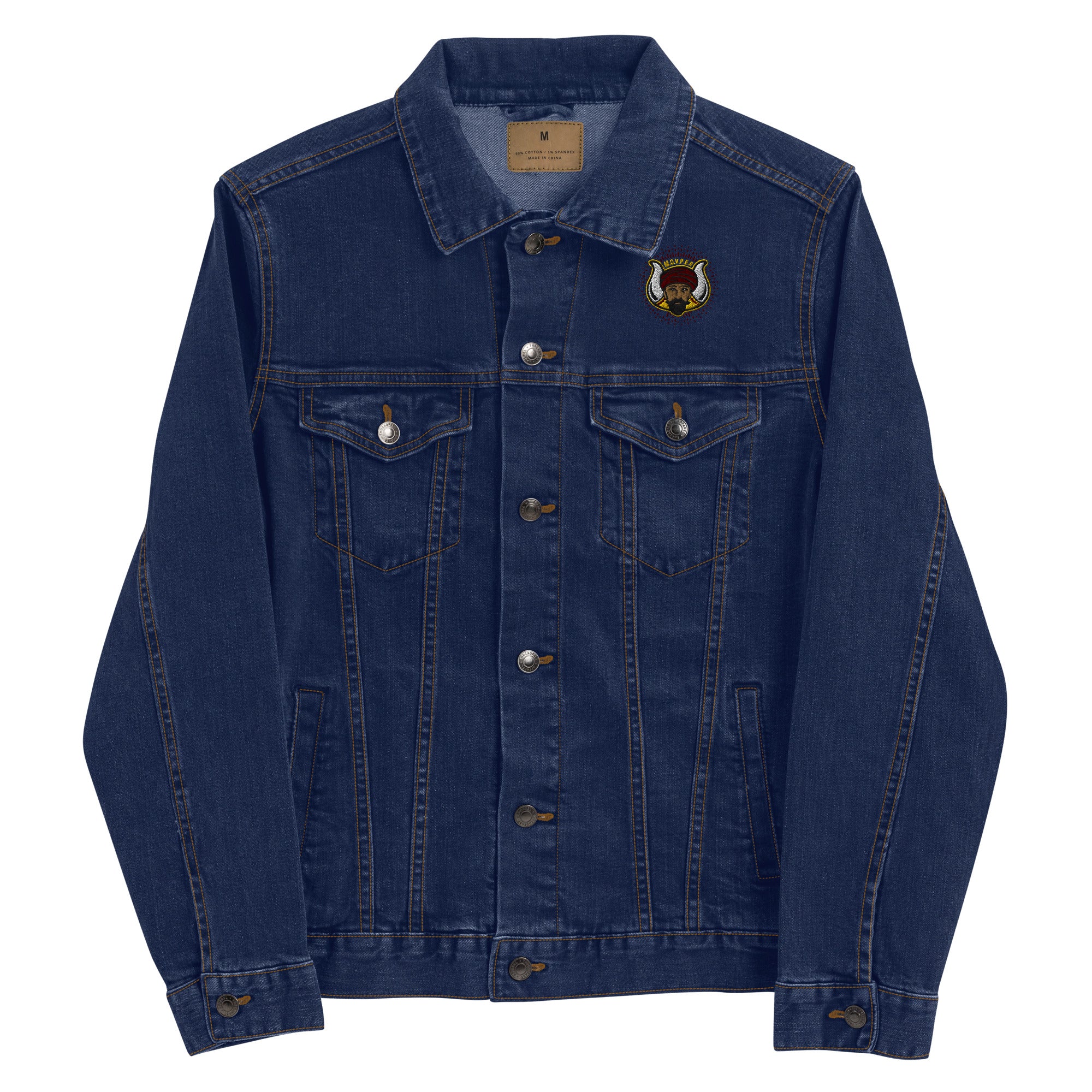 MOVPER No. 1 Embroidered denim jacket