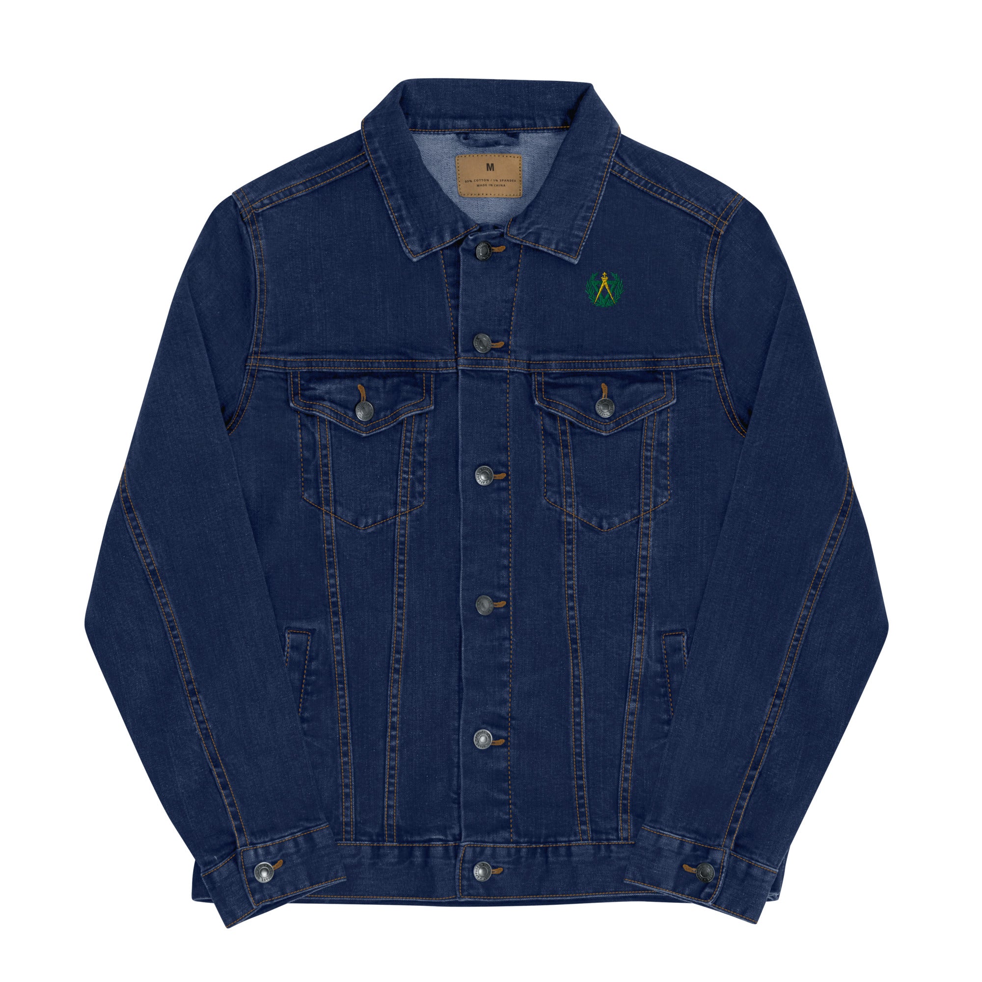 AMD No. 2 Embroidered denim jacket