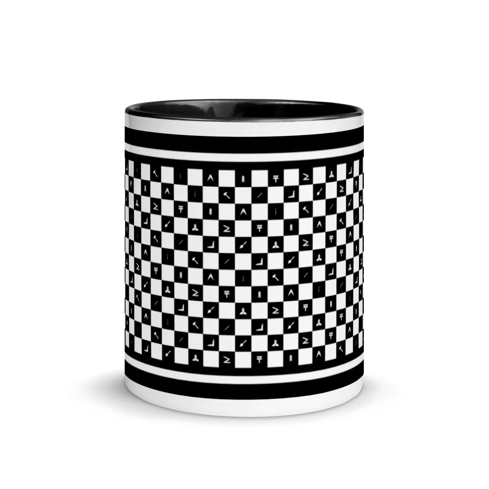 Checkered Floor & Working Tools Mug - FraternalTies