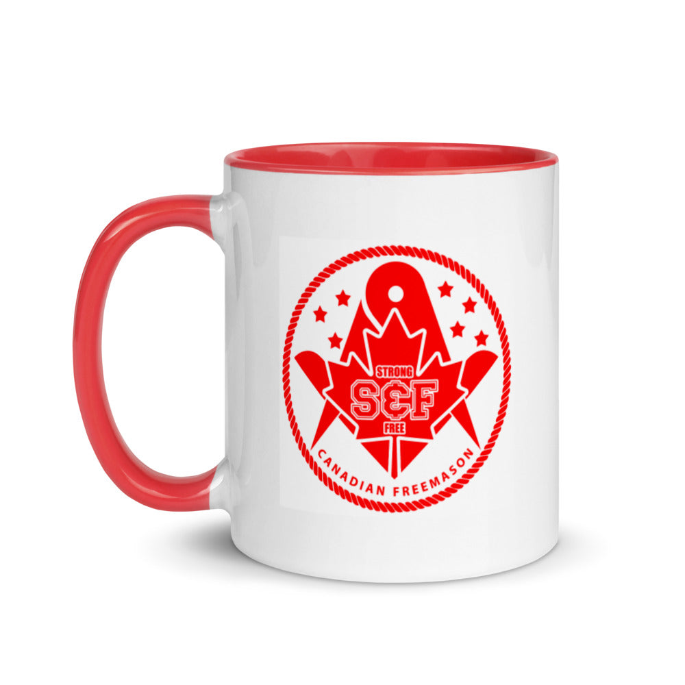 Canadian Freemason Strong & Free Mug - FraternalTies